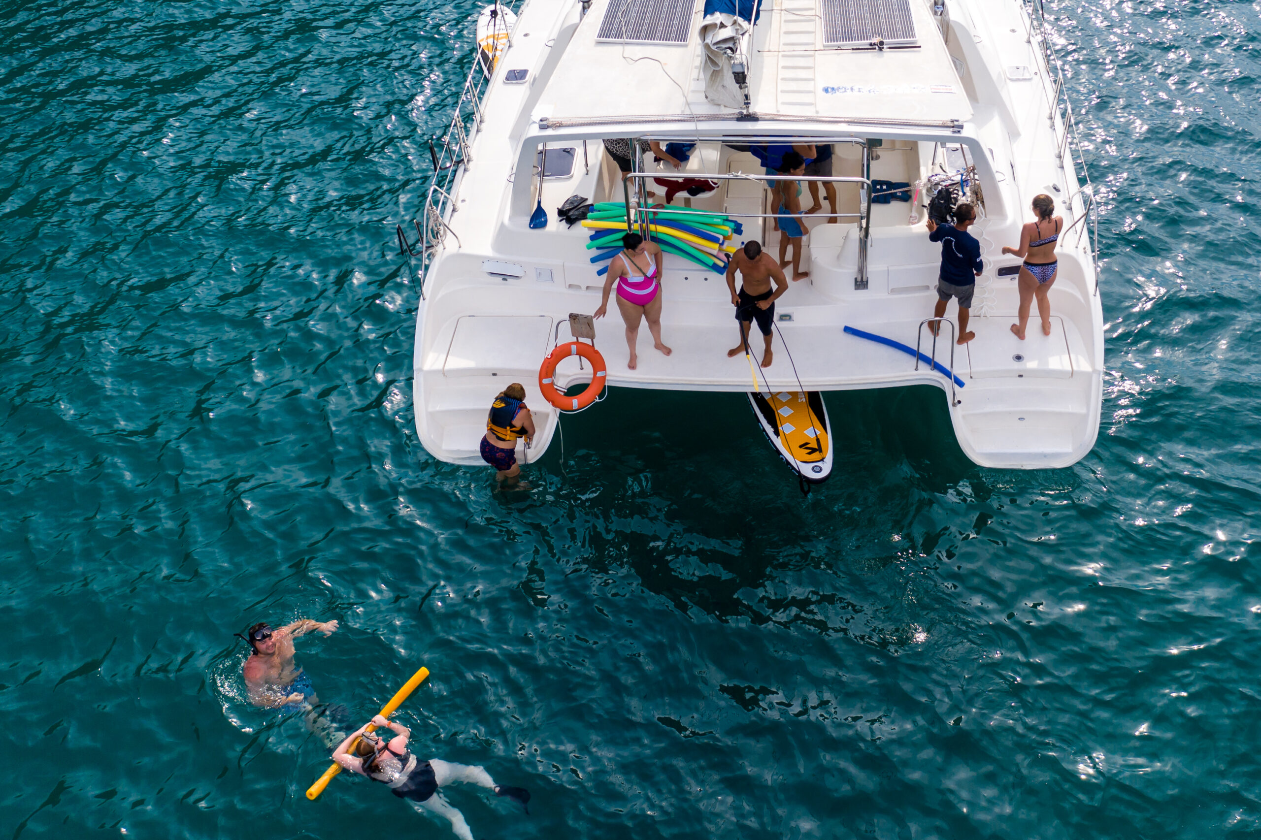 Catamarán compartido